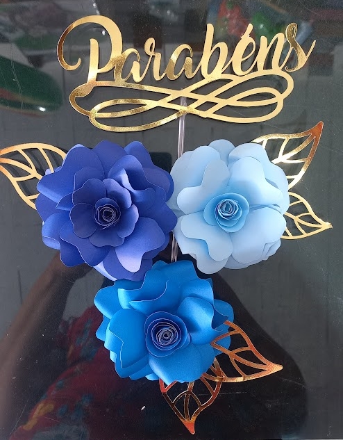 FLORES DECORATIVAS DE PAPEL